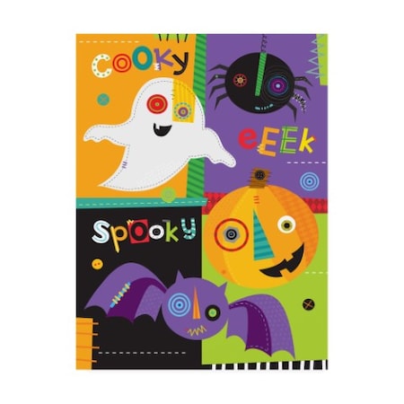 Holli Conger 'Mish Mash Halloween' Canvas Art,35x47